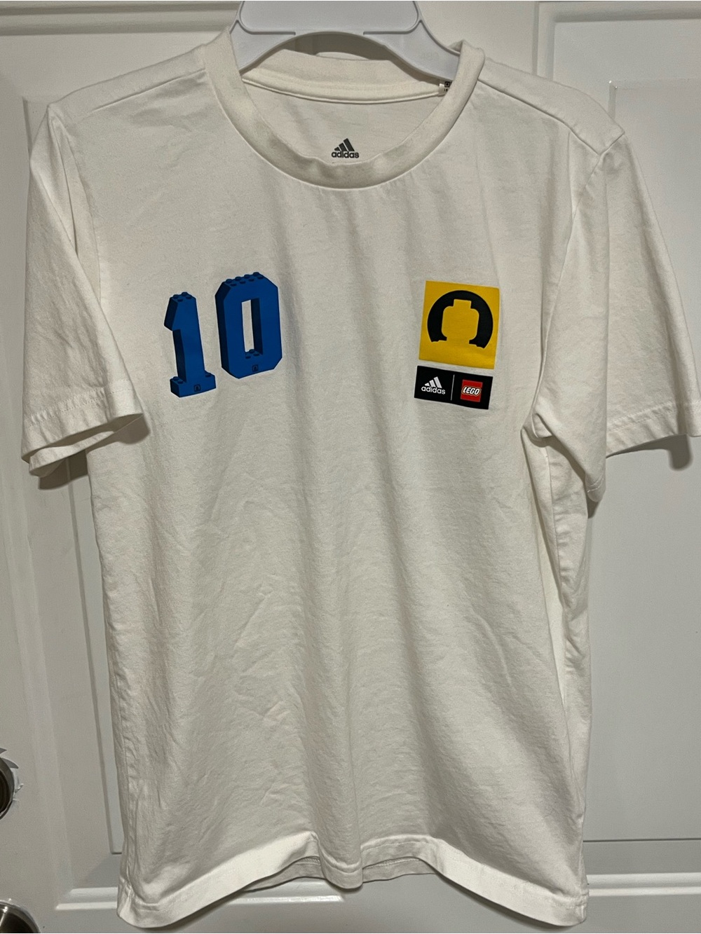 LEGO x Adidas Tshirt Jersey #10 - Youth Size Medium (11-12Y)